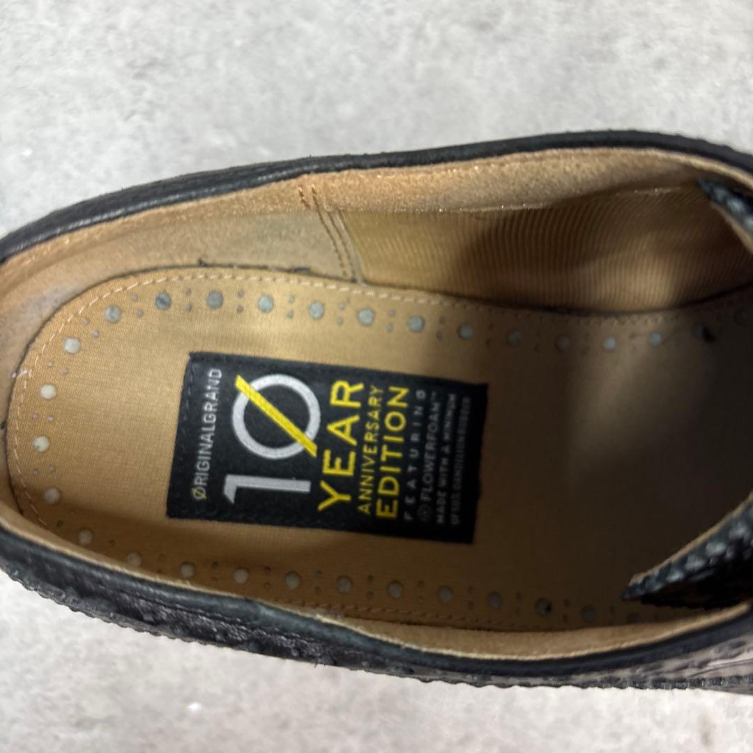 激レア！10anv コールハーン　ゼログランド クロコ型押し　レザーシューズ