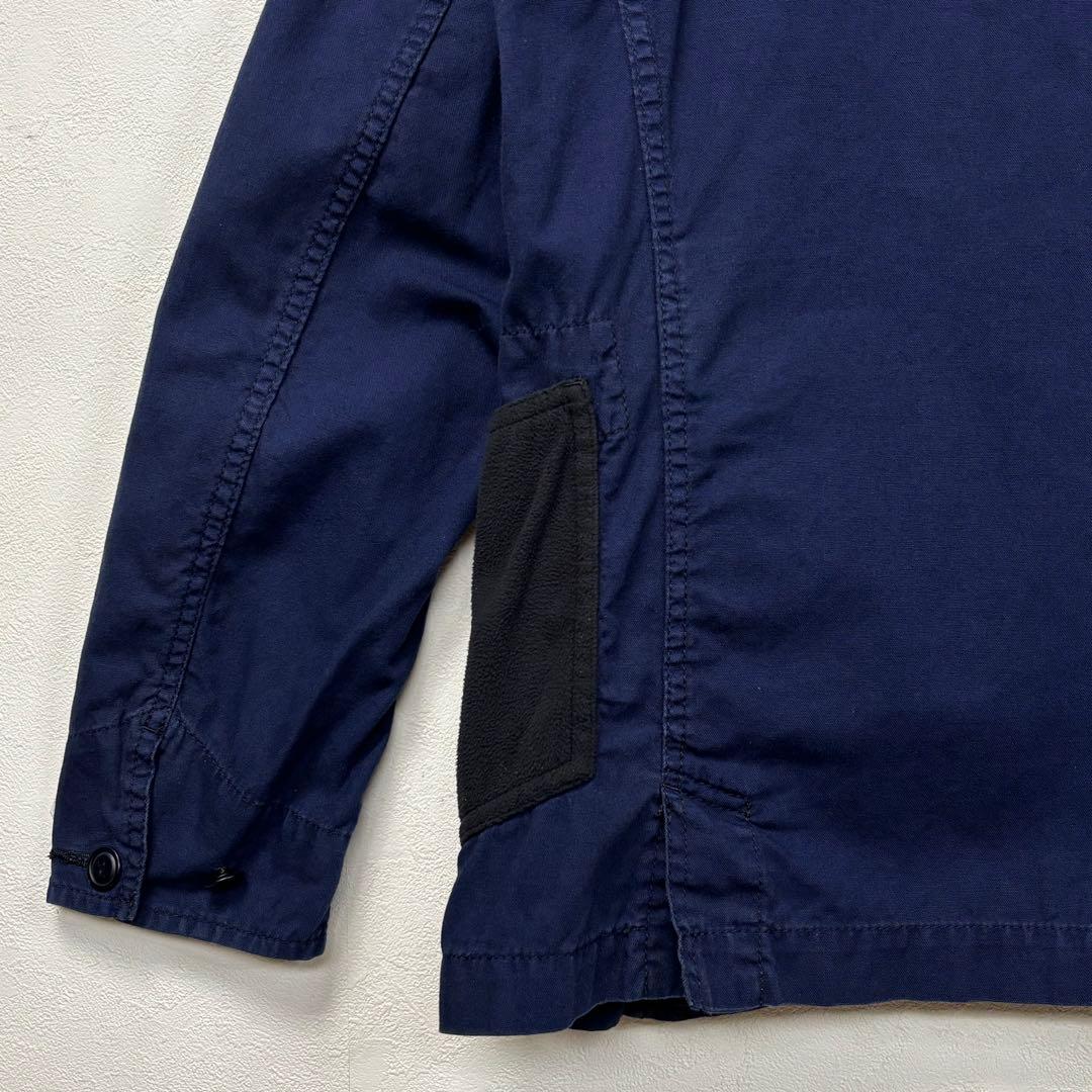 コムデギャルソン ブレザー テーラード ジャケット フリース ポケット ネイビー