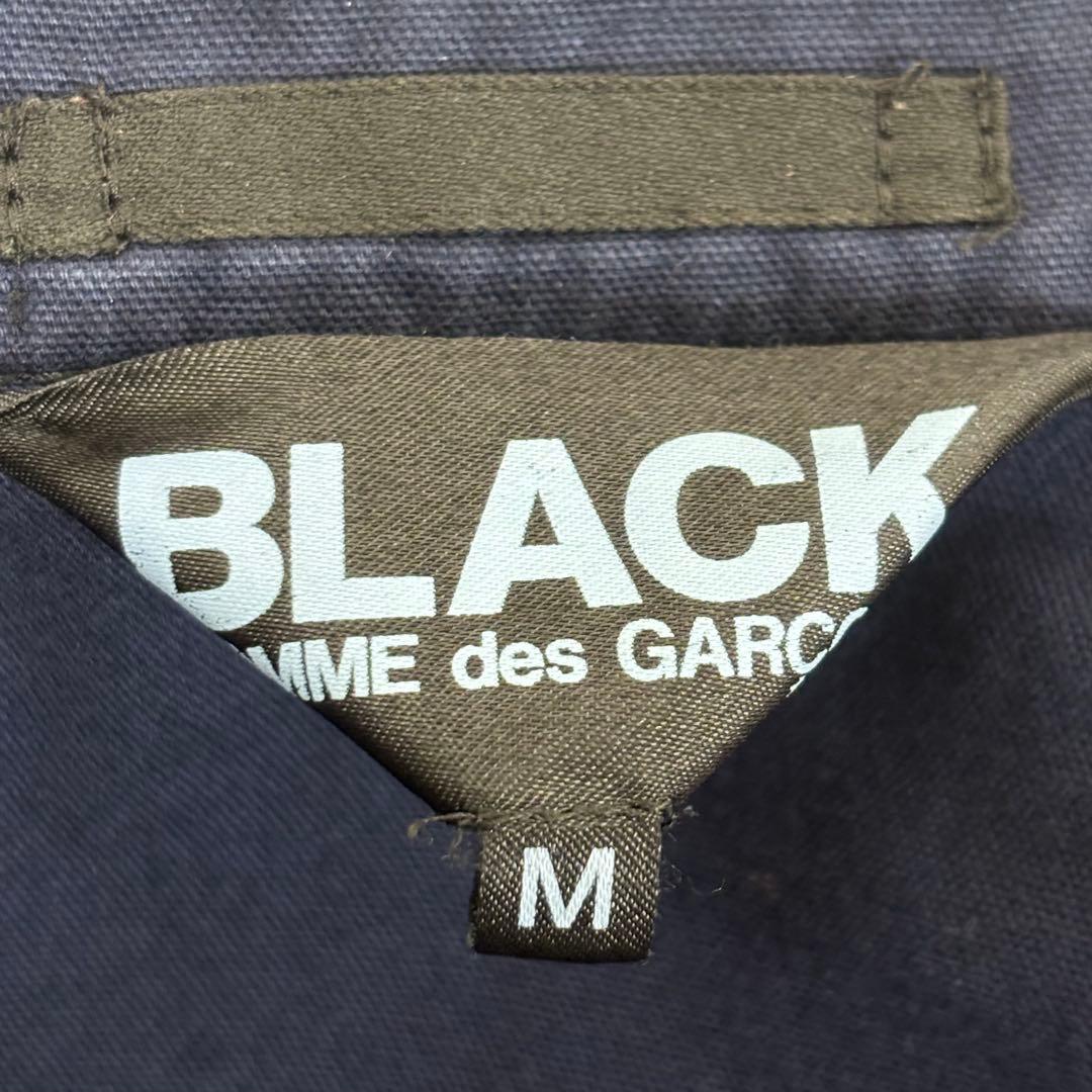 コムデギャルソン ブレザー テーラード ジャケット フリース ポケット ネイビー