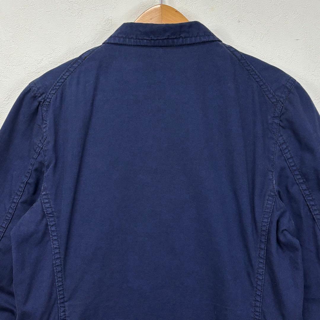 コムデギャルソン ブレザー テーラード ジャケット フリース ポケット ネイビー