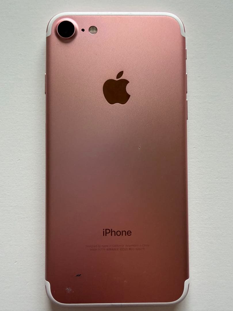 Apple iPhone7 256GB ローズゴールド 【バッテリー85%】