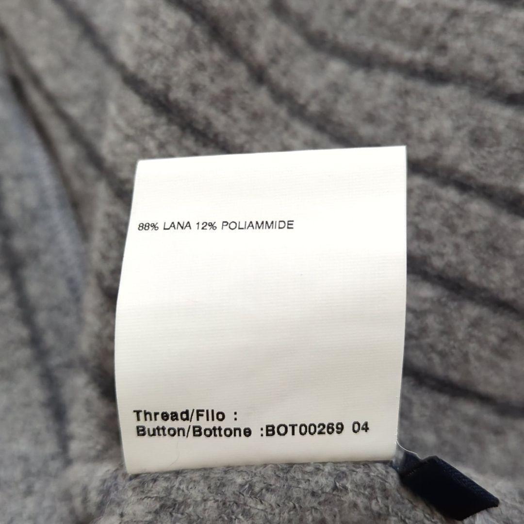 美品 L ラルディーニ ブートニエール ニット テーラードジャケット ストライプ