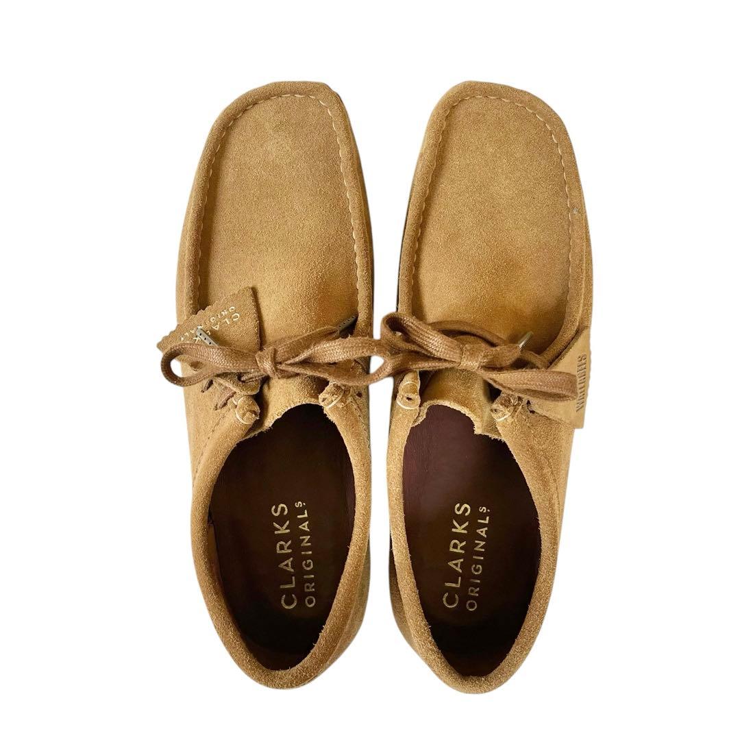 【極美品】◾️Clarks ORIGINAL◾️ワラビー◾️左右三角タグ◾️スエード◾️