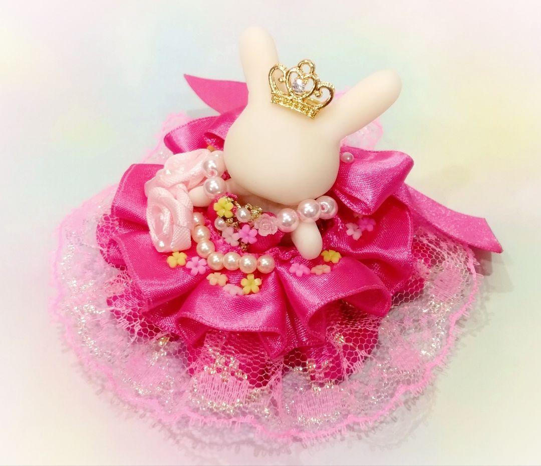 【アンティ】ドール　赤ちゃん　ドレス　服　スイーツ　薔薇