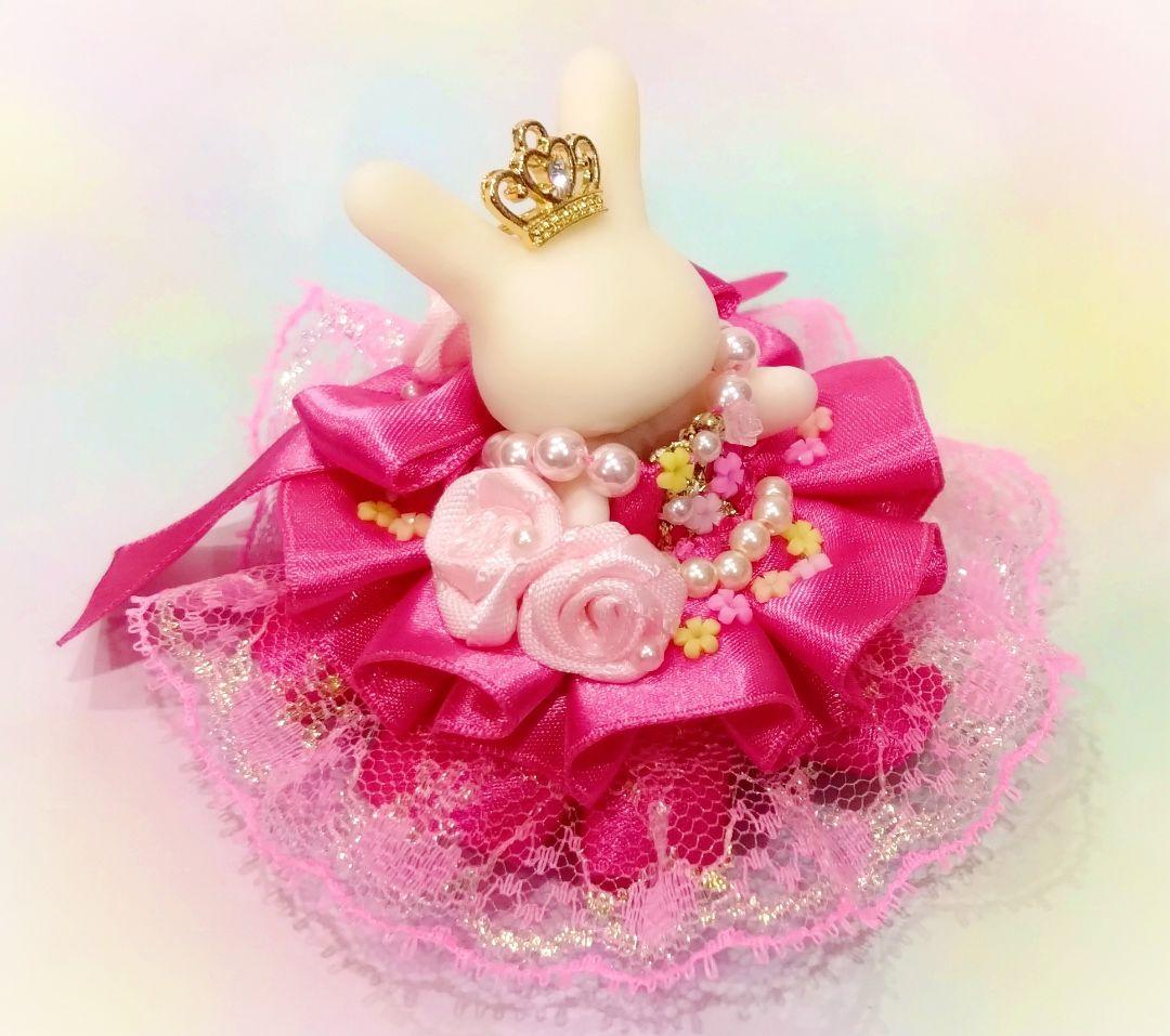 【アンティ】ドール　赤ちゃん　ドレス　服　スイーツ　薔薇