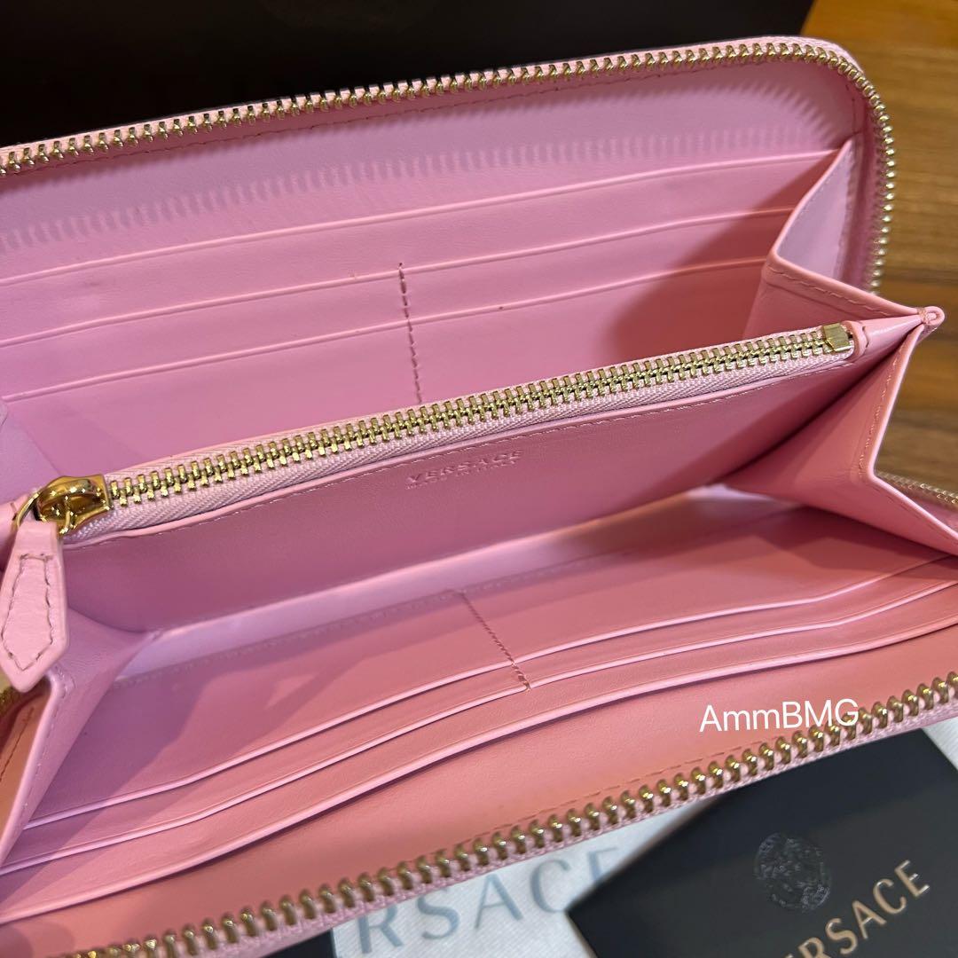 お*ん様 新品 VERSACE ヴェルサーチェ ラ メドゥーサ さくら　長財布