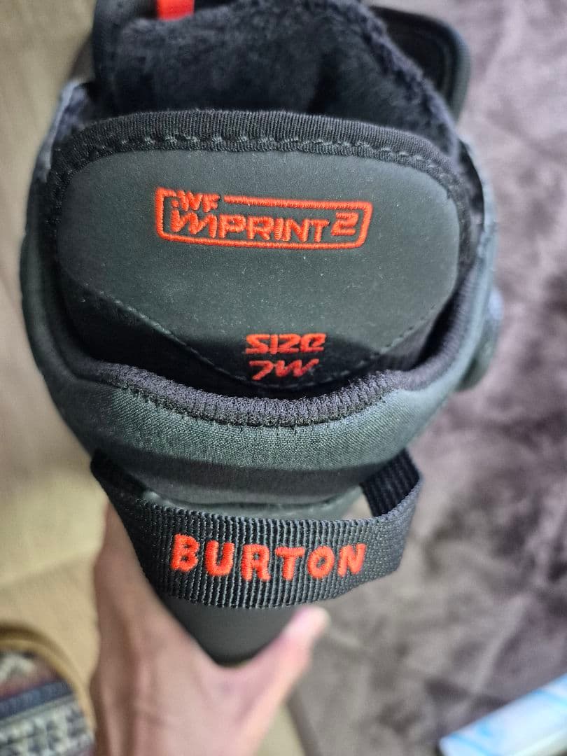 a*a様 BURTON IMPRINT 2 スノーボードブーツ 7W　ブラック２