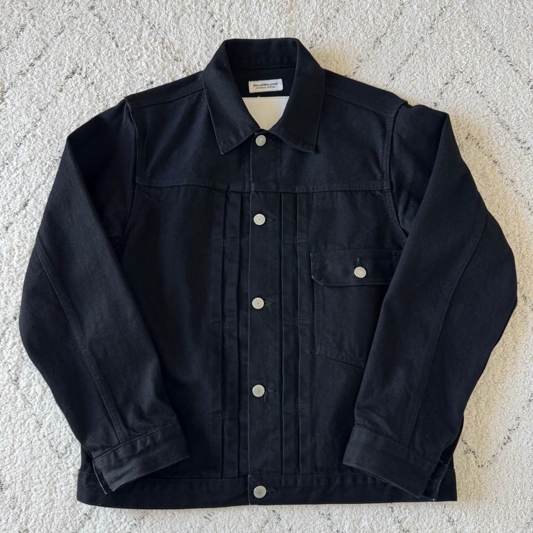 RON HERMAN DENIM ブラック デニムジャケット ファースト