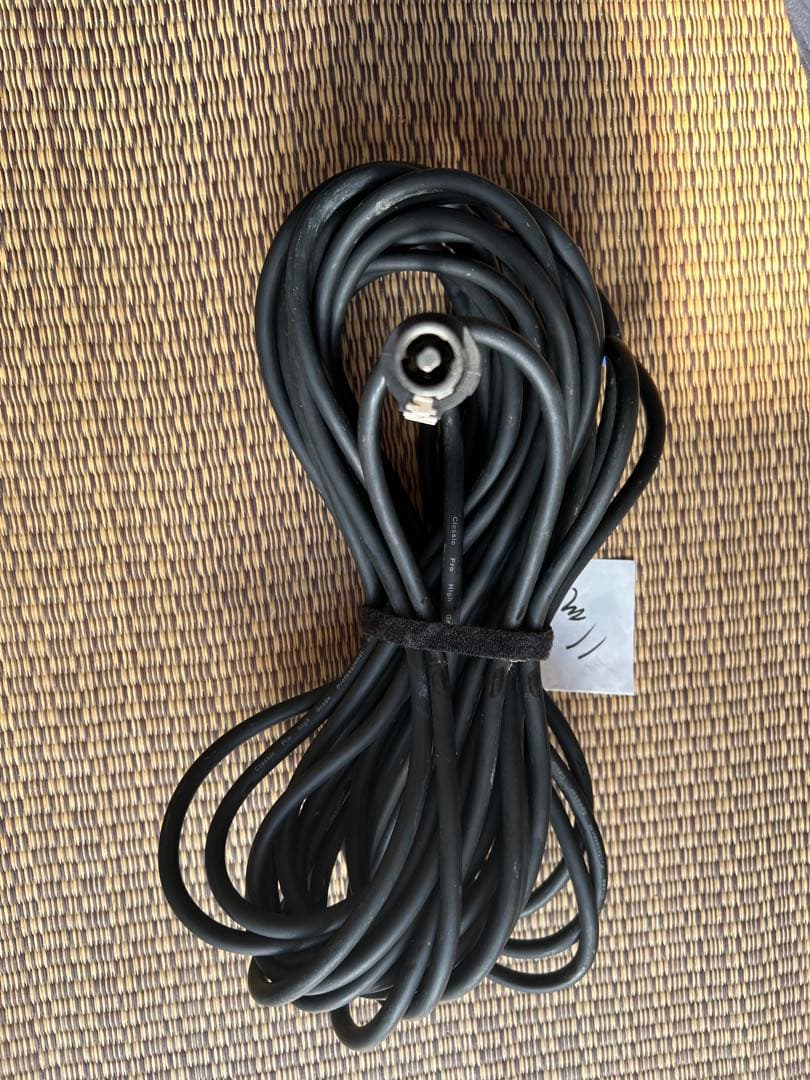 スピコンスピーカーケーブル 19、15、5、1.5m の計9本