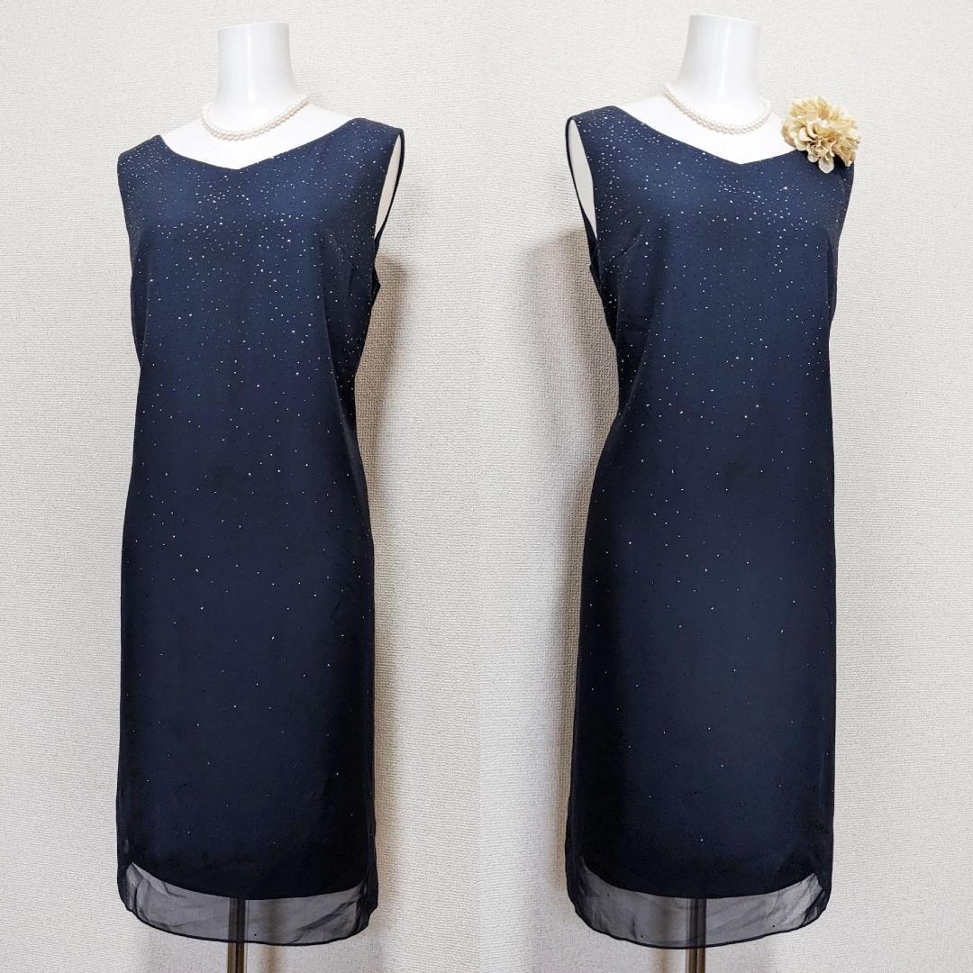 ♪当日発送可能【新品】マリココウガ　東京ソワール　11号　セレモニー　V首