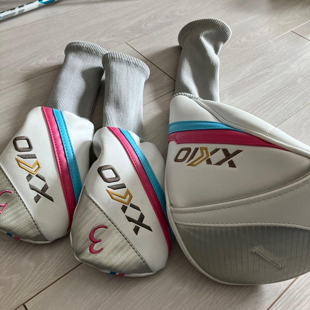 ゼクシオ　XXIO12 LADIES ウッド3本セット　エクリュホワイト