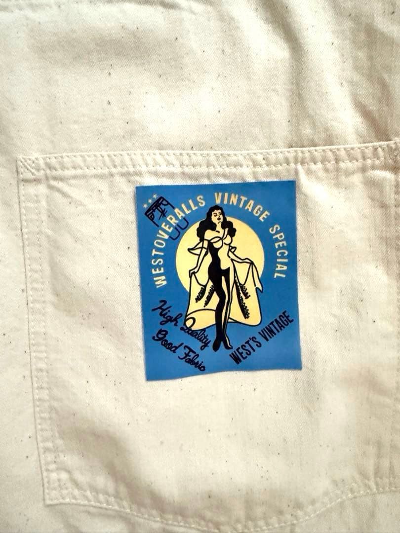 WESTOVERALLS メモリアル カバーオール F-TYPE エクリュ