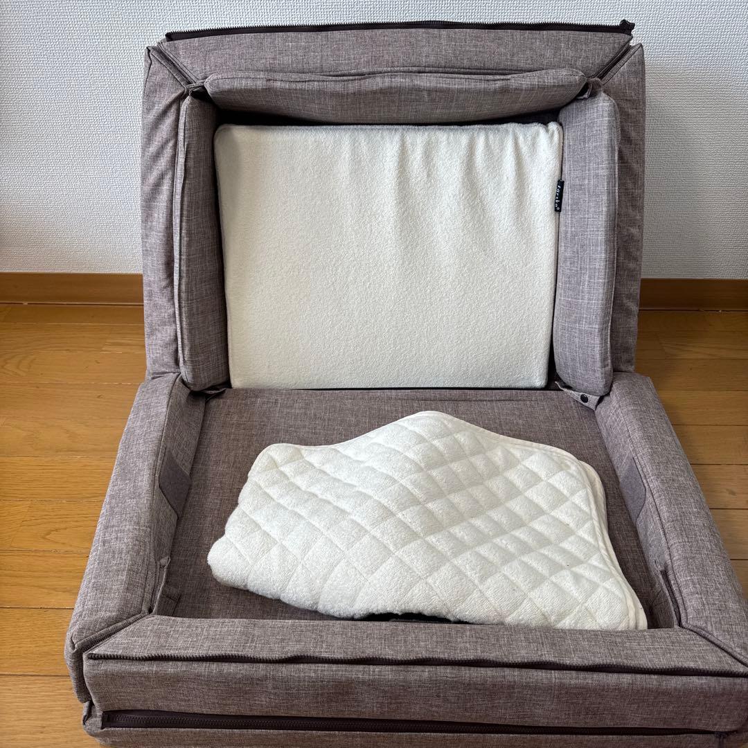 ファルスカ コンパクトベッドFree メランジブラウン