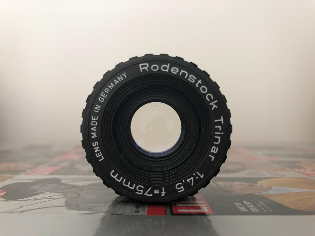 ★名門★Rodenstock Trinar 75mm F4.5 Lマウント 美品