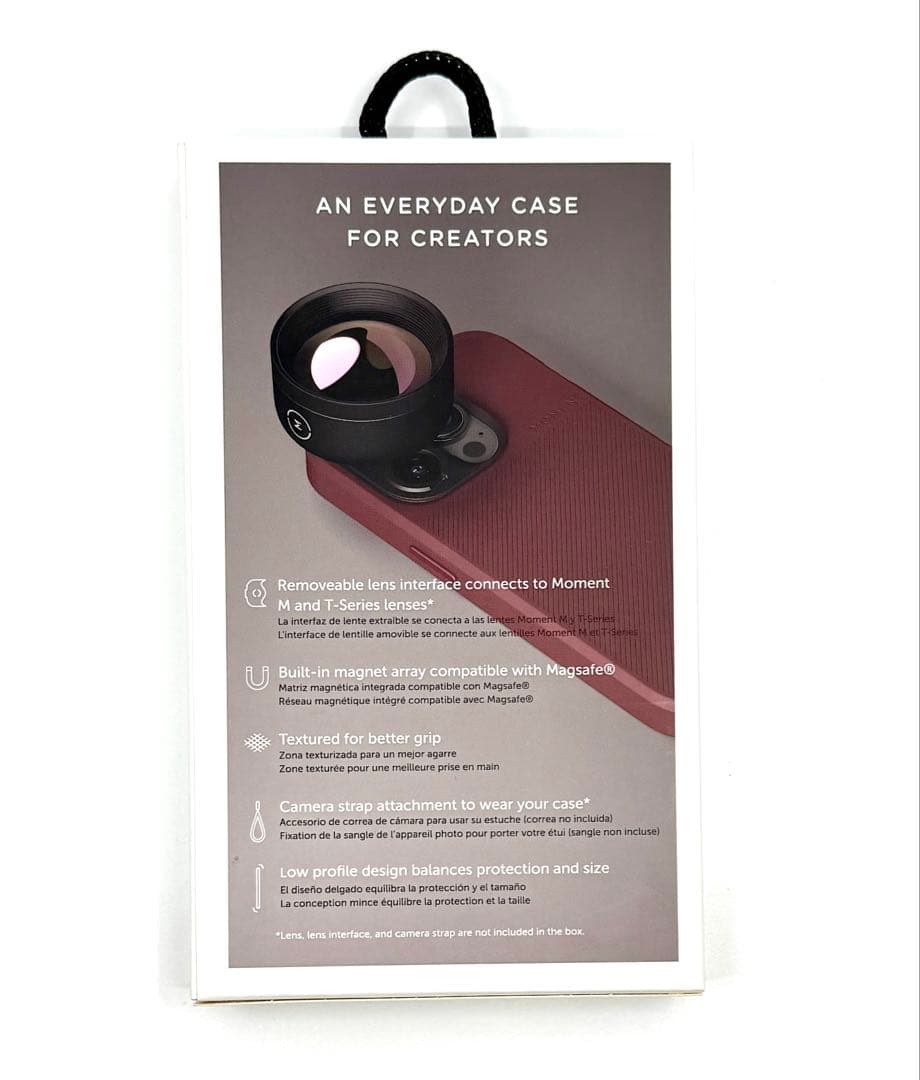 Moment iPhone 15 Pro 用ケース レッドクレイ　その他