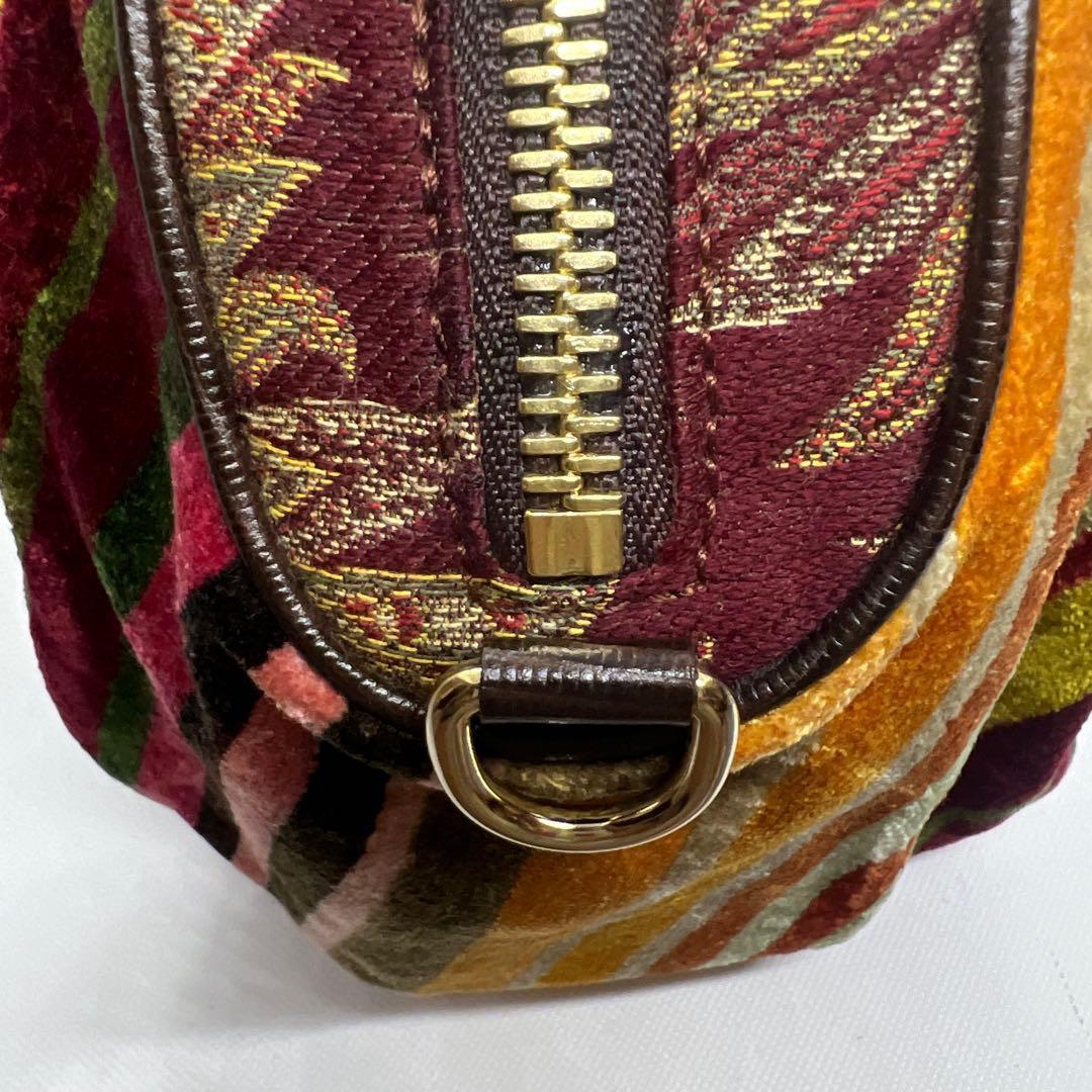 新品タグ付 ETRO 正規品 ギャラ付 希少ジャカード ボストンバッグ