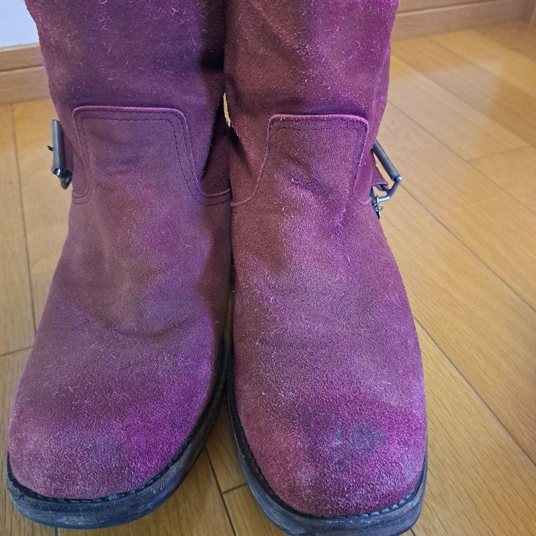 q*様 【名作】UNDERCOVERbut期 スウェード レザー エンジニアブー