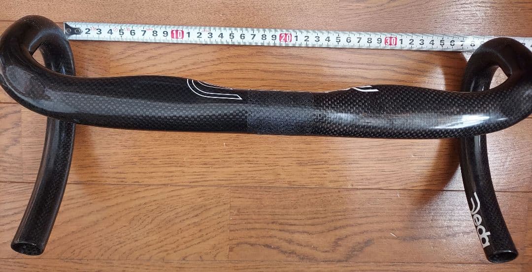 ロードバイク用 カーボンパーツ　3点セット 中古美品グロスブラック