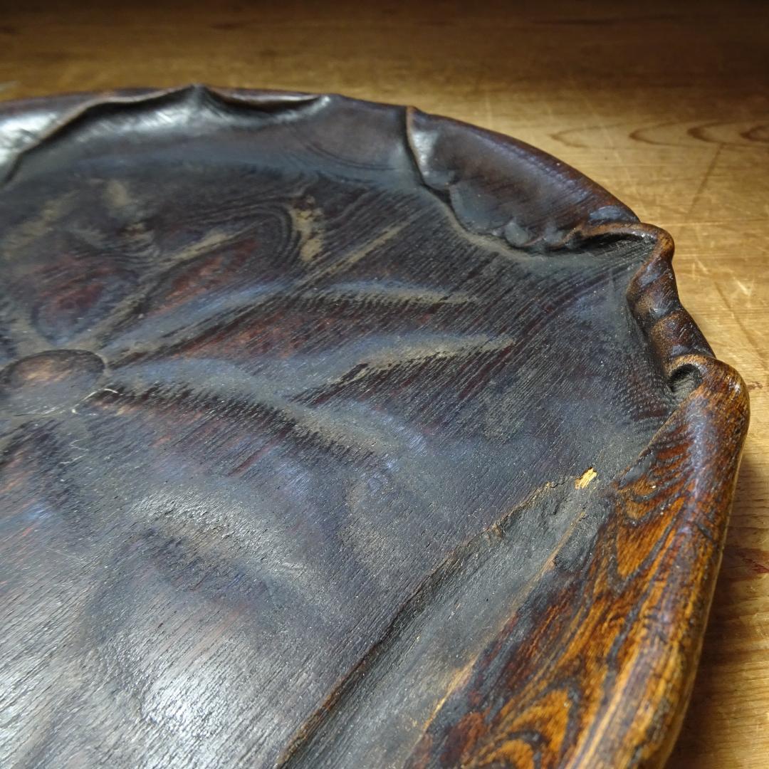 龍*ん様 お盆　くり抜き盆　菓子盆　茶道具 古民具　民藝　煎茶盆 ？　唐物 ？