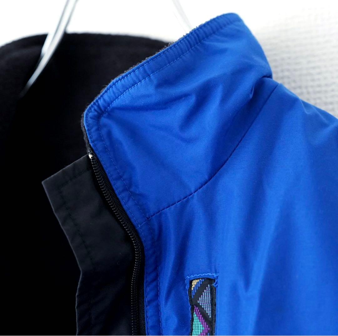 【美品】90s ヴィンテージ REI ナイロン・フリースベスト USA製