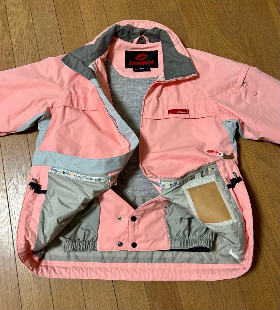 美品 Kiss mark スノーボードウェア 上下セット レディース Mサイズ