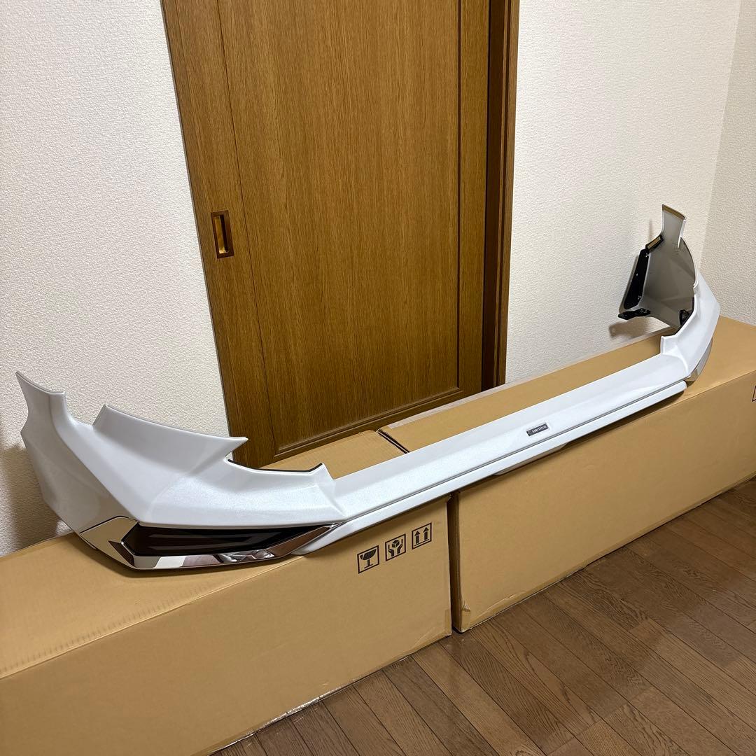 最終価格２５日撤収予定 RAV4 モデリスタフロントスポイラー ホワイトパール