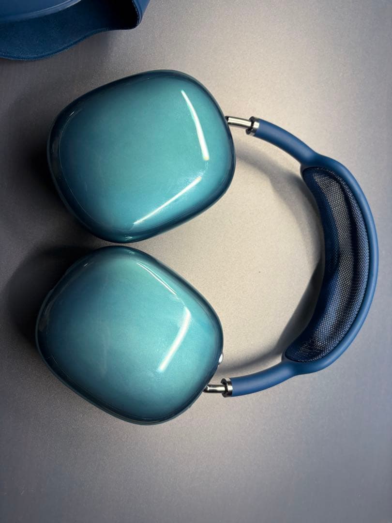 Air pods max ブルー Lightningケーブル