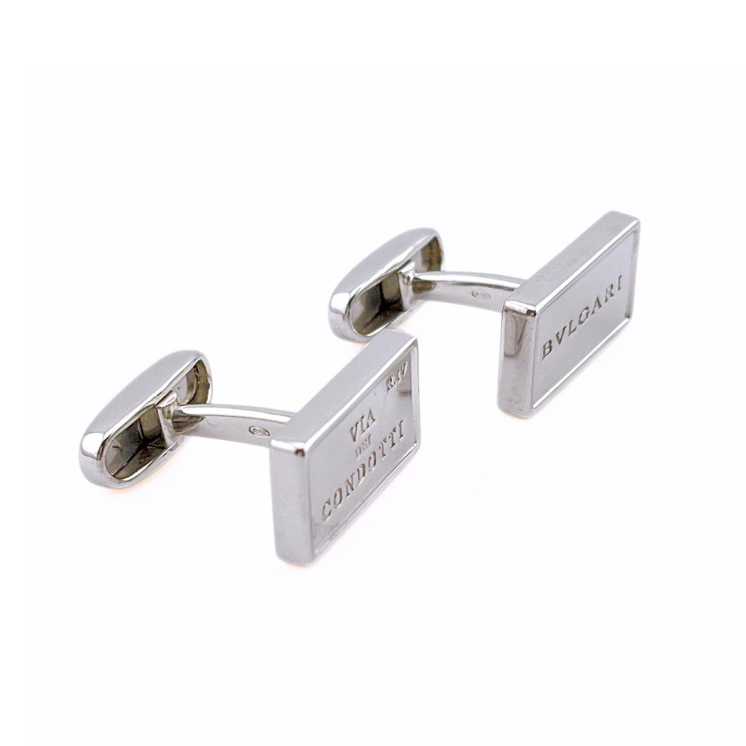 BVLGARI カフスボタン カフリンクス ヴィアデイコンドッティ SV925