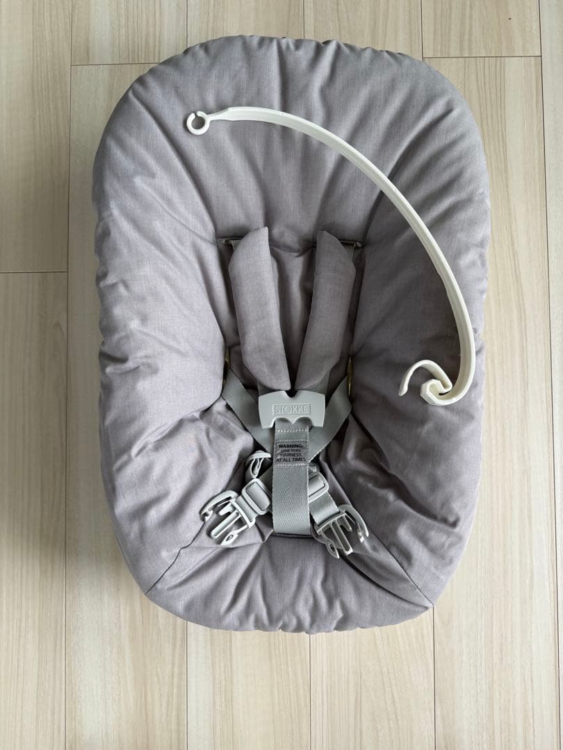 【美品】新型☆角度調整可能☆トリップトラップ ニューボーンセット