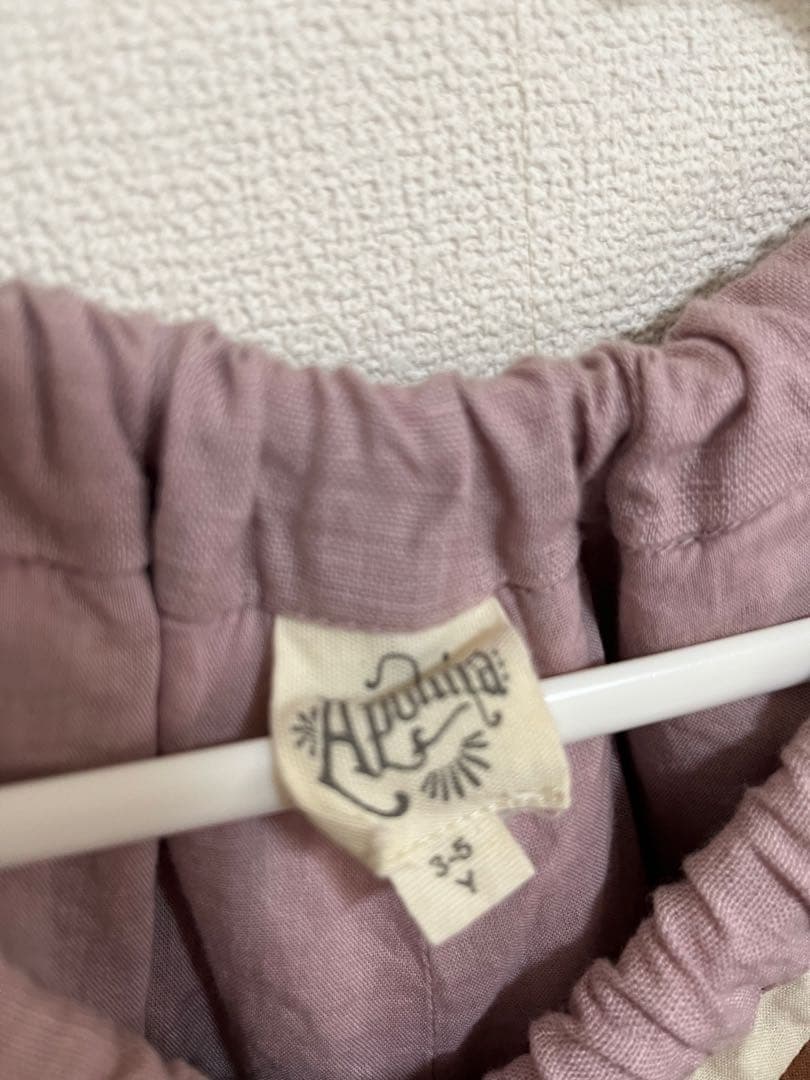 apolina パッチワークパンツ 3-5y