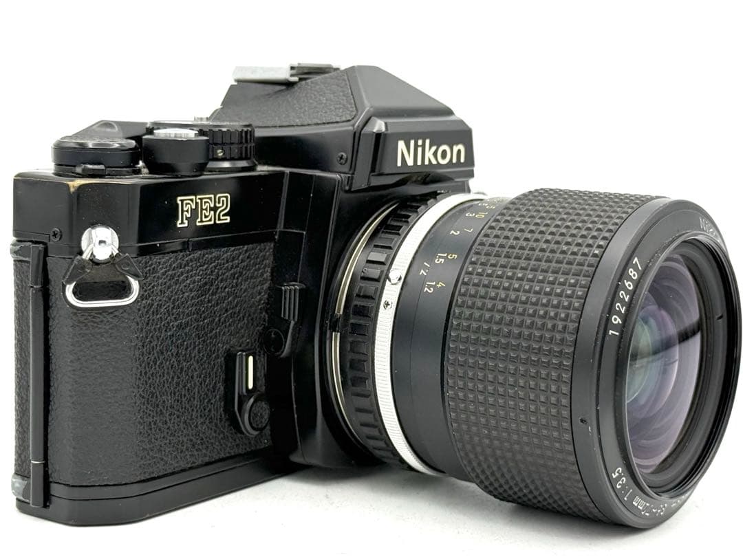 【完動品】Nikon FE2 レンズセット　フイルム一眼レフ　動作確認済み