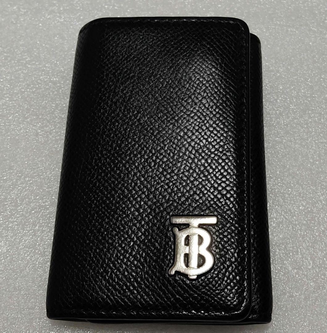 Kです様　バーバリー キーケース TBロゴ サフィアーノレザー 6連 ブラック