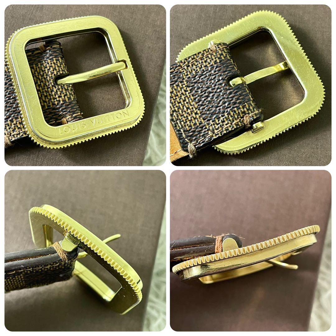 ルイヴィトン　サンチュール・トレゾールベルト　ダミエ　M9729 ベルト