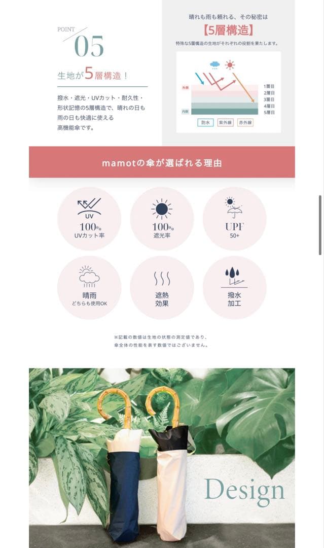 【完全未使用】しーちゃん 完全遮光100% 晴雨兼用日傘