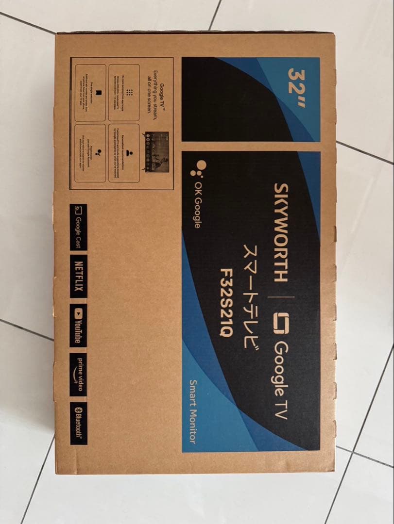 【新品未開封】32型GoogleスマートTV F32S21Q