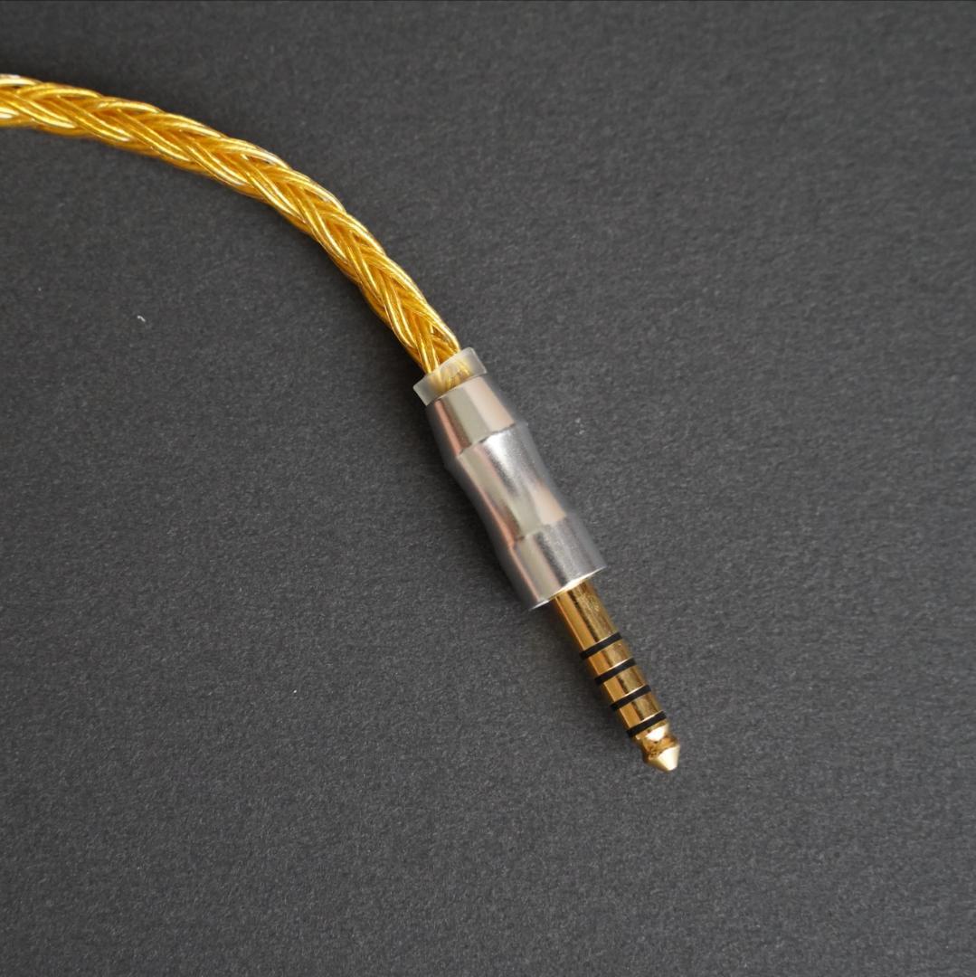 超希少!16芯 金メッキリケーブル C IEM 0.78mm 2ピン/4.4mm