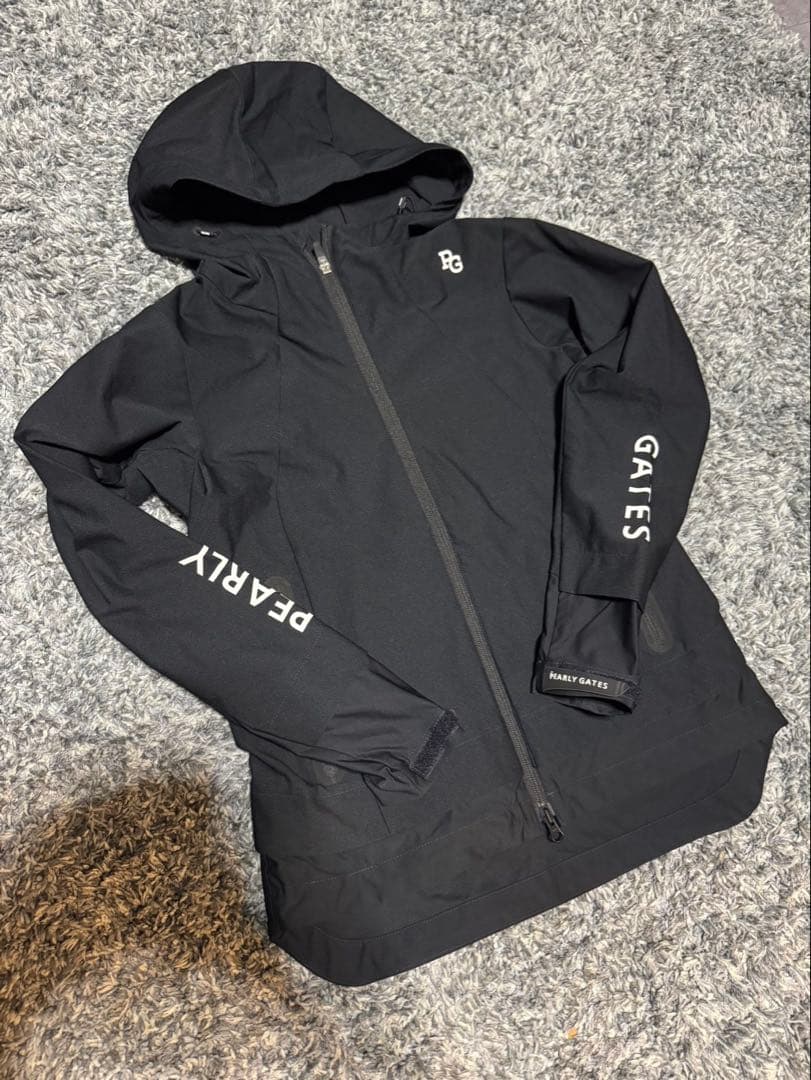 PEARLY GATES ブラックジャケット フード付き