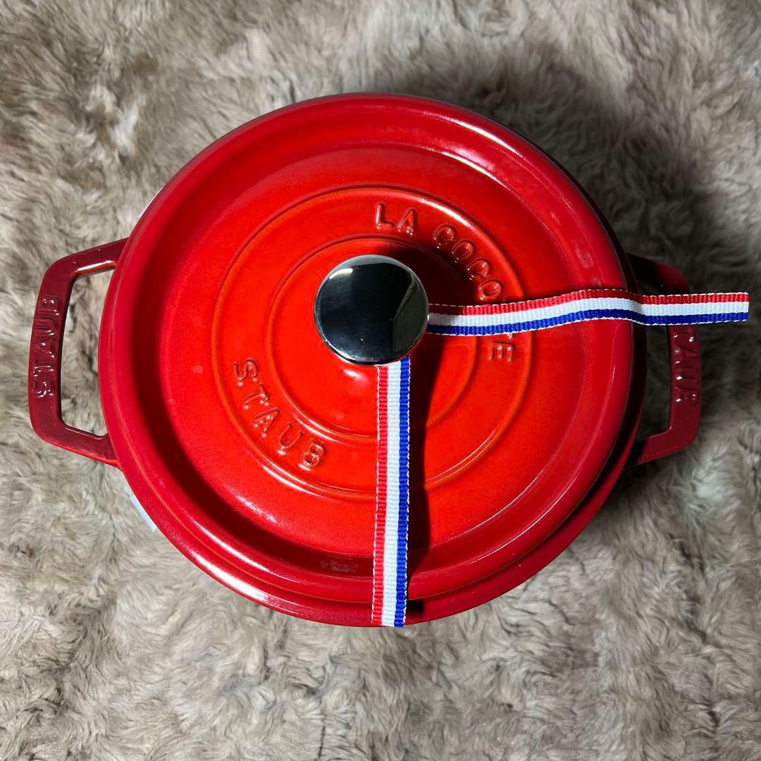 新品 ストウブ グランドココット ラウンド チェリー 20cm 1022857