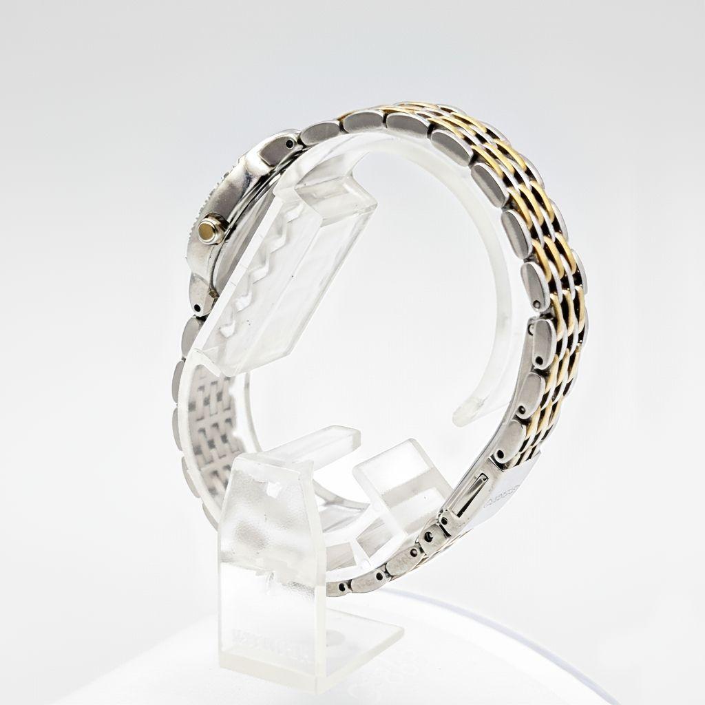 付属完備 SEIKO エクセリーヌ ソーラー ダイヤ 腕時計 V117-0AV0