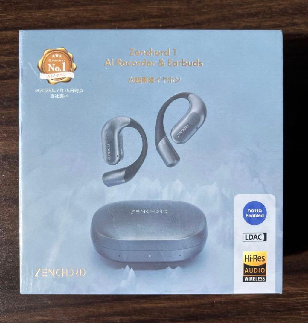 【新品未使用】Zenchord 1 ワイヤレスイヤホン AIレコーダー