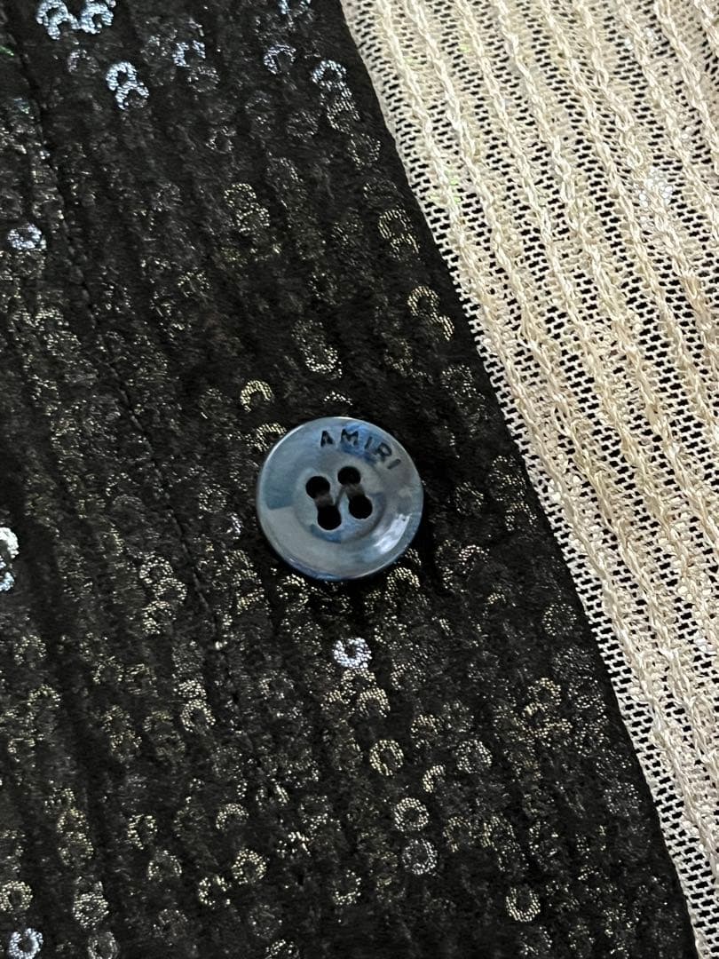 AMIRI アミリ スパンコール シャツ ジャケット LUNA SEA J着