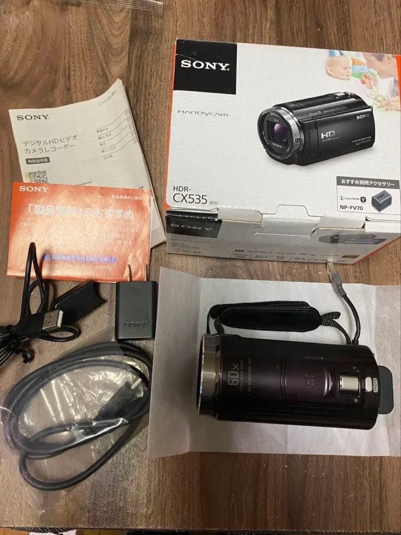 動作確認済SONY HDR-CX535 ビデオカメラ　ハンディカム