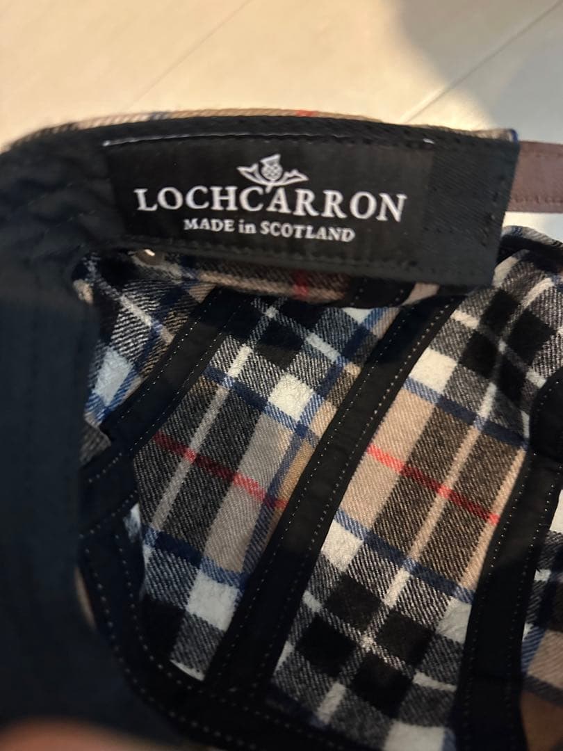 Supreme チェック柄キャップ　2024AW