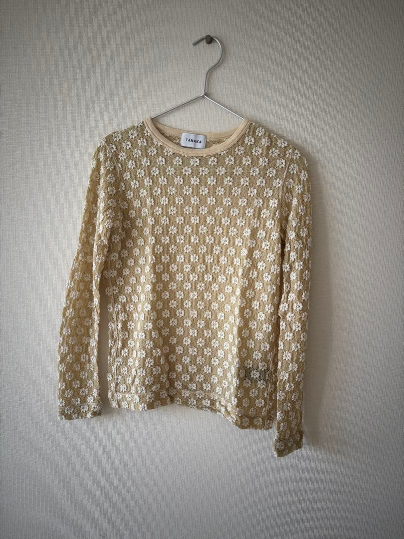 TANAKA フラワープリントTシャツ