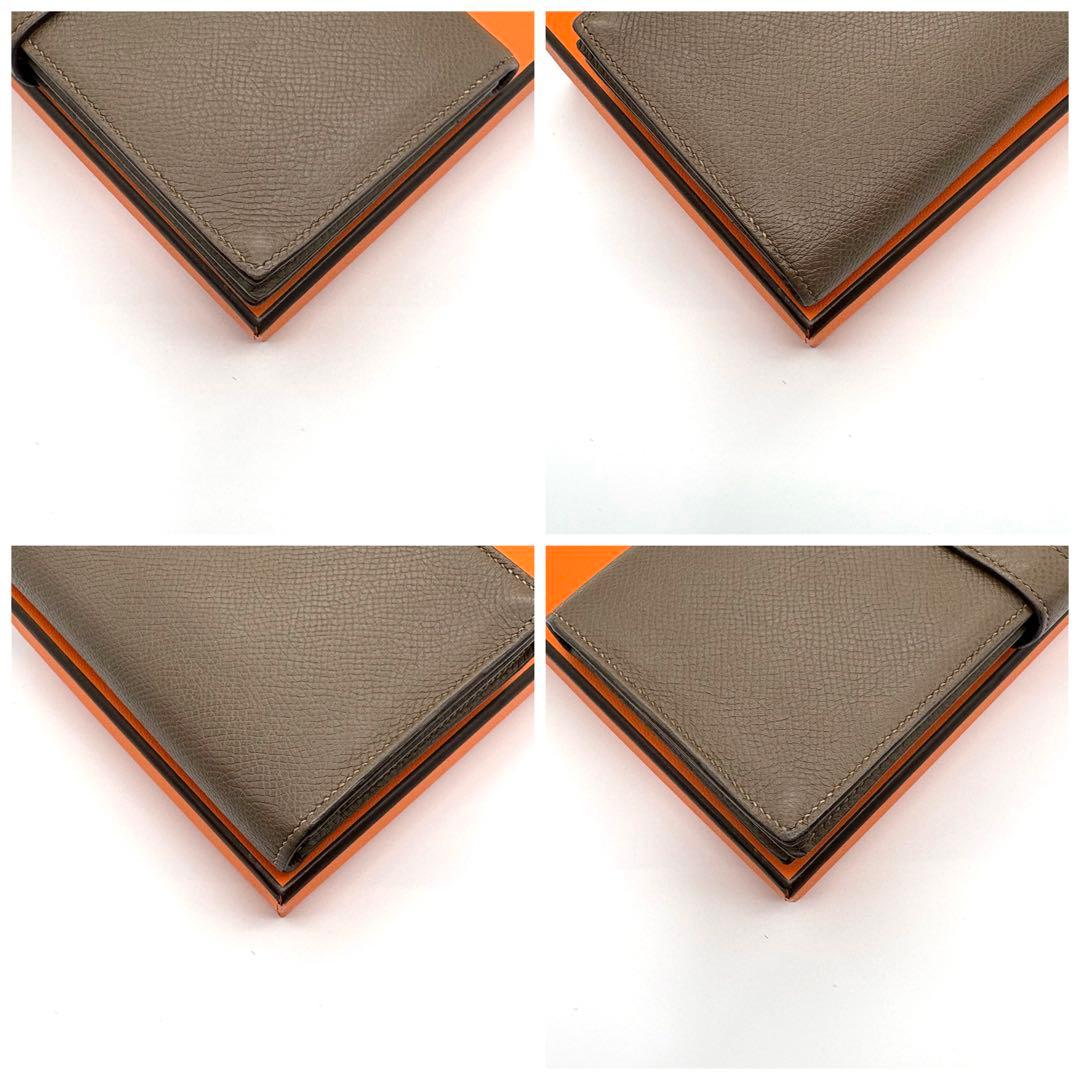 大人気✨HERMES エルメス　長財布　エトゥープ　箱付き　正規品