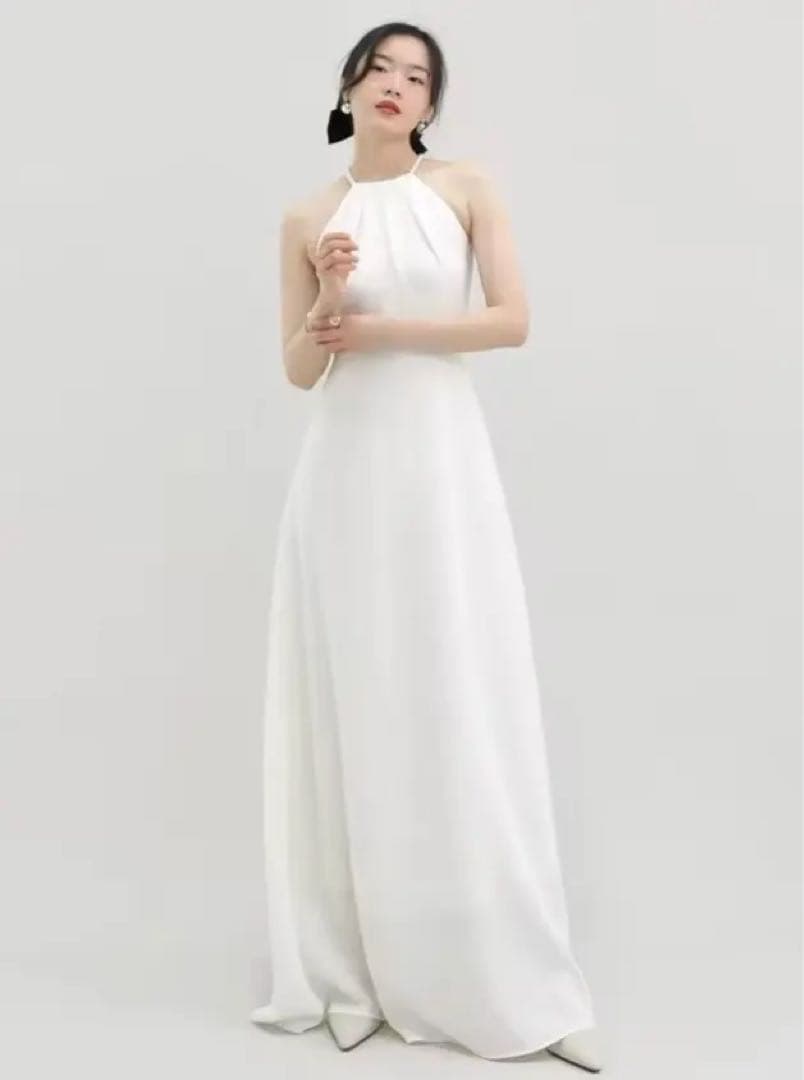 【美品】 インポートロングドレス ウェデングドレス