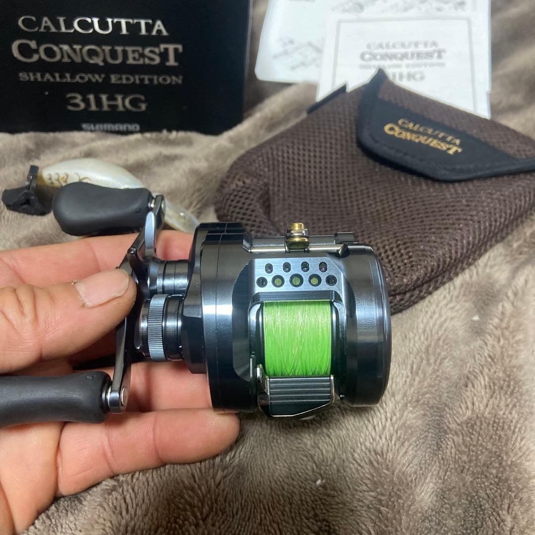 【美品、最終価格】シマノ 24カルカッタコンクエストSE 31HG(左巻き)