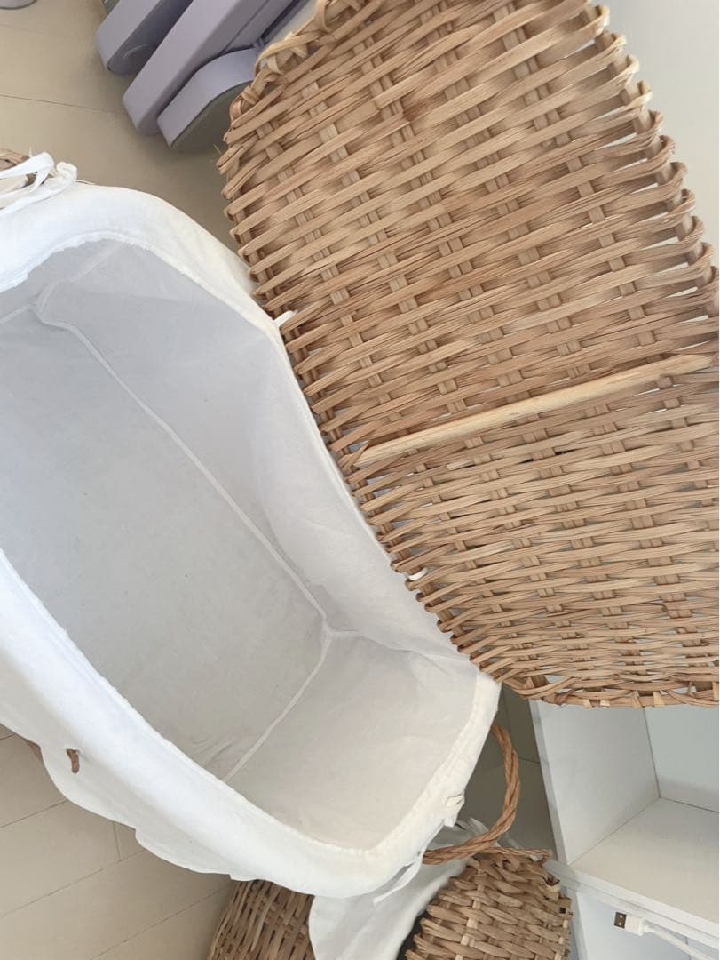 カトリーヌドゥヌアルラタンバスケットLサイズ美品