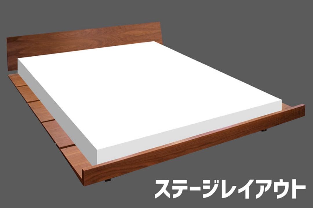 カーサヒルズ zen ローベッド ベッドフレーム クイーン