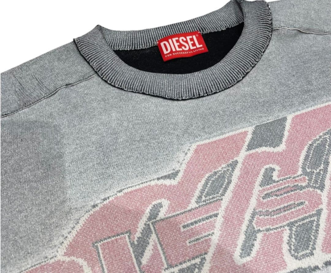 DIESEL K-DIRTセーター XS グレー 25ss